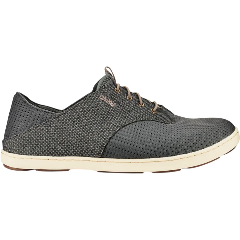 OluKai Nohea Moku No Tie Boat Shoes Slip On Flat Quick Dry Gray 12